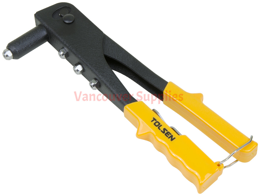 How to use a store rivet gun on fabric